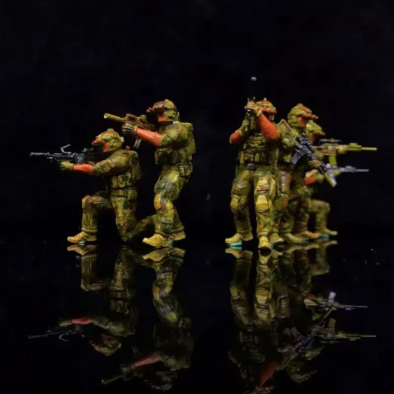 Miniature soldier scales: 1/72 vs 1/64 vs 1/43