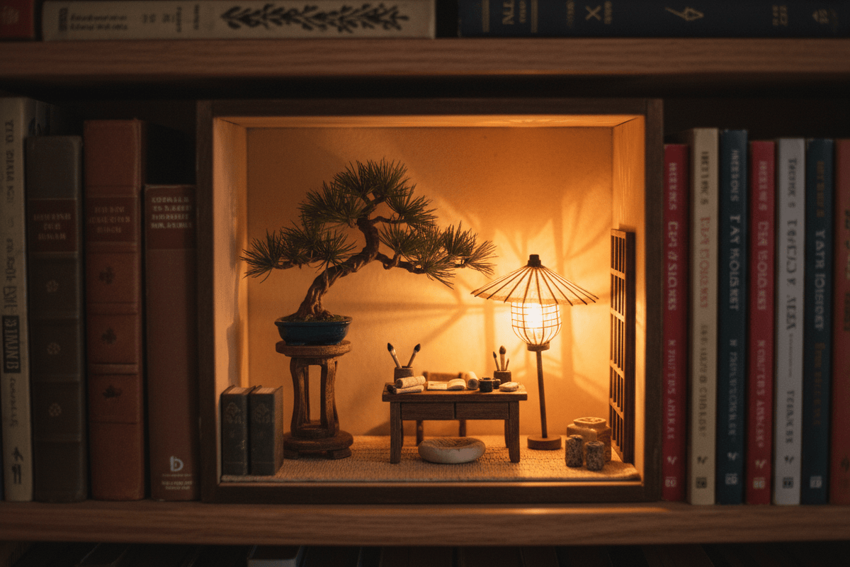 The Calm of Small Things: Why a DIY Miniature Book Nook Kit Might Be the Best Break You Take This Year - Little Relic Studio
