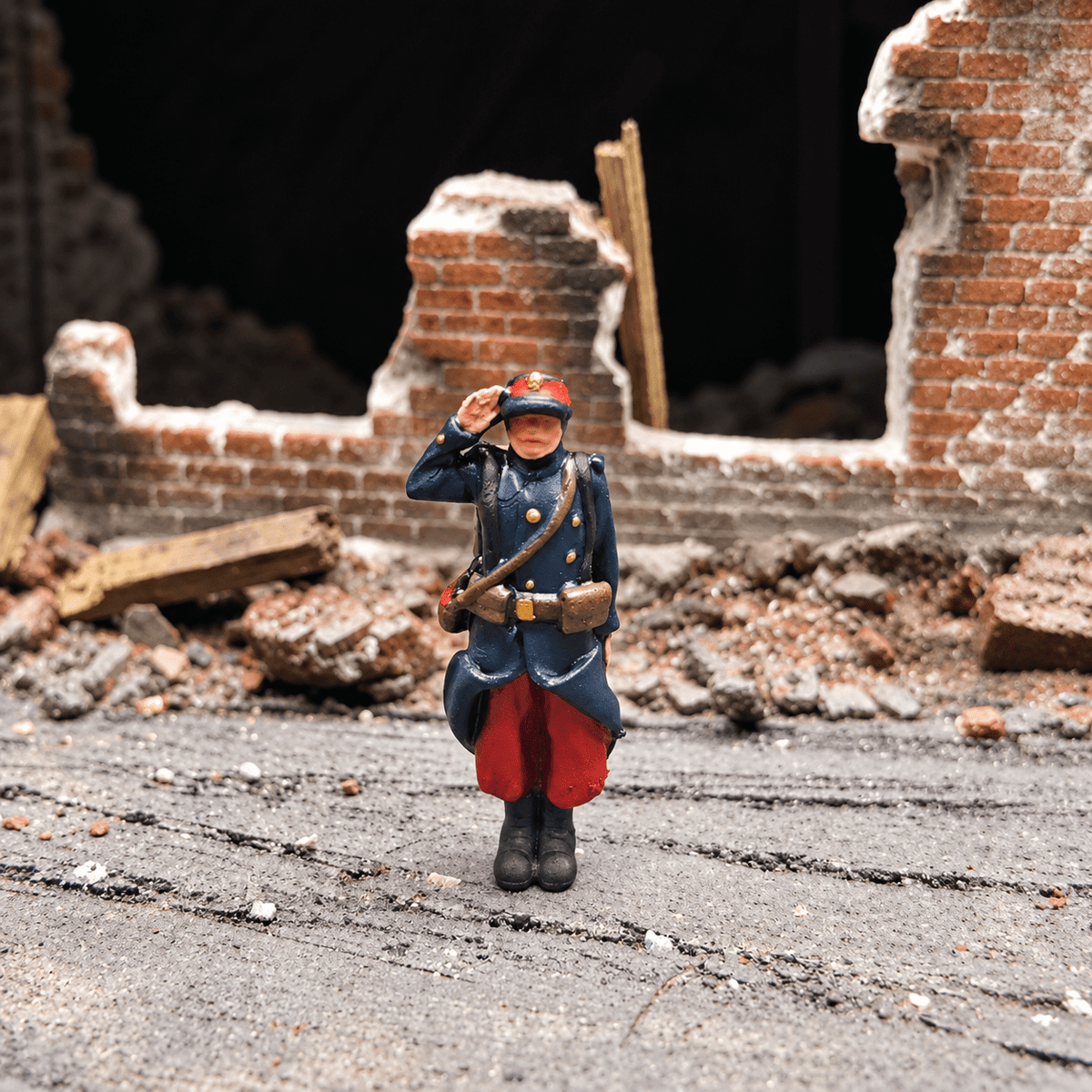 1914 French Soldiers – 1/72 Scale Set of 10