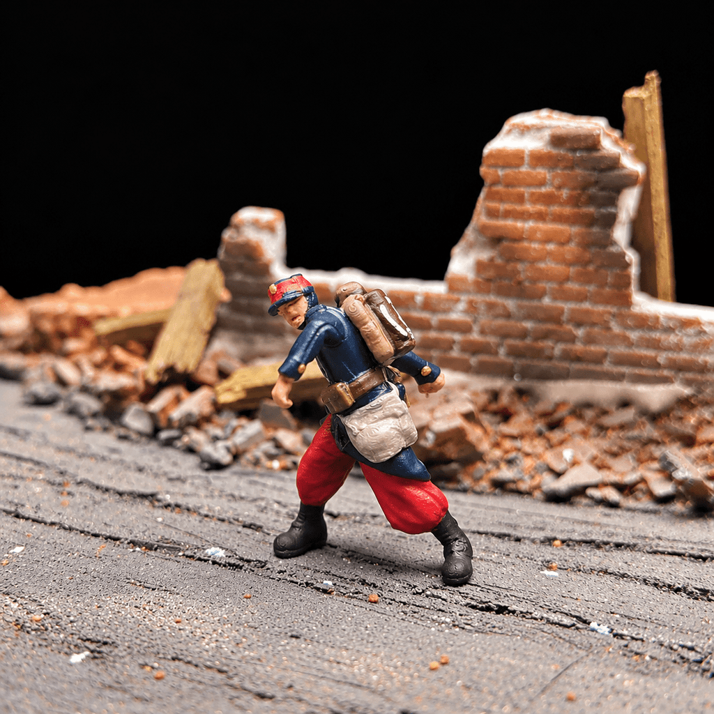 1914 French Soldiers – 1/72 Scale Set of 10