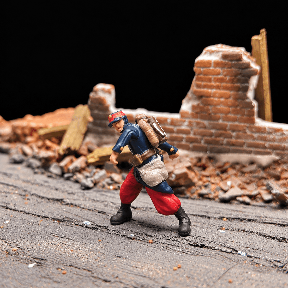 1914 French Soldiers – 1/72 Scale Set of 10