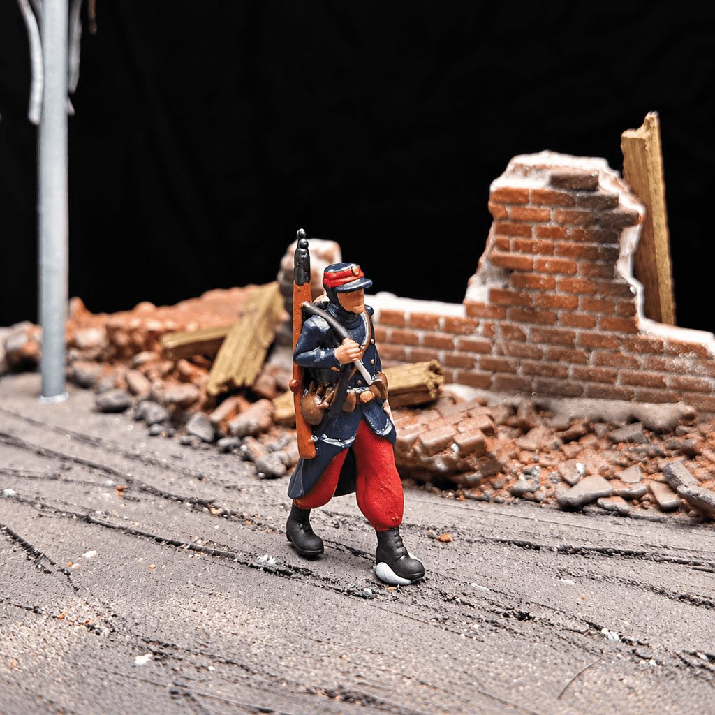 1914 French Soldiers – 1/72 Scale Set of 10