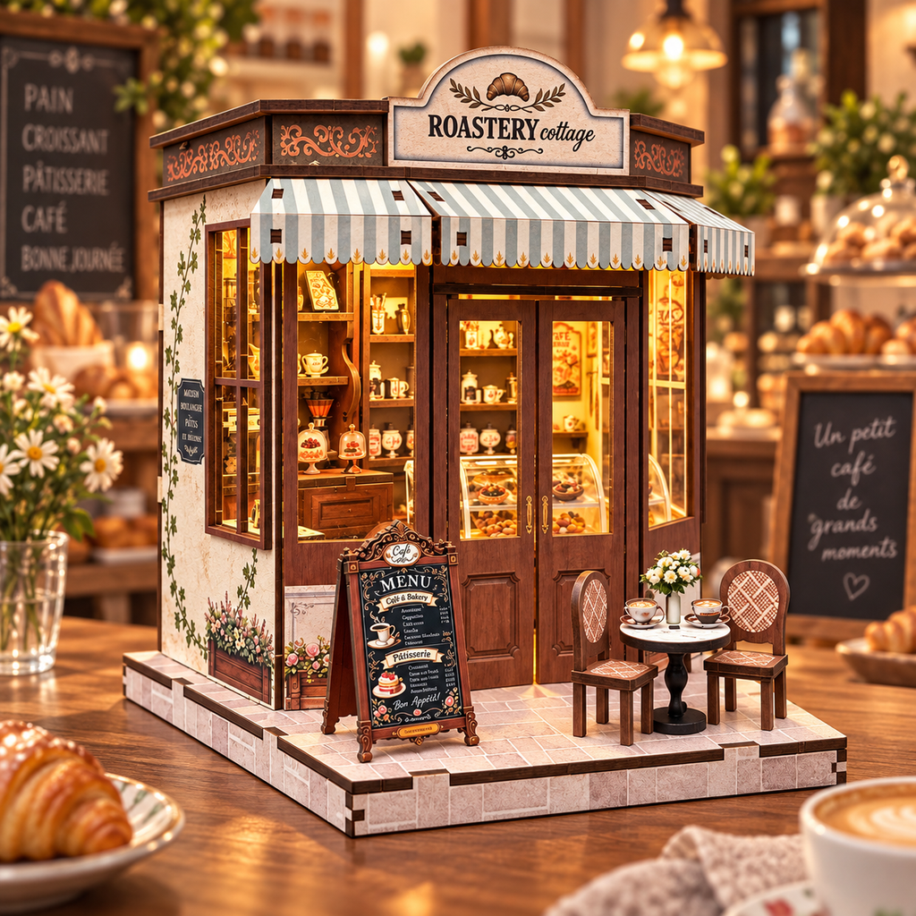 Roastery Cottage DIY Miniature Model Kit - 229 Pieces