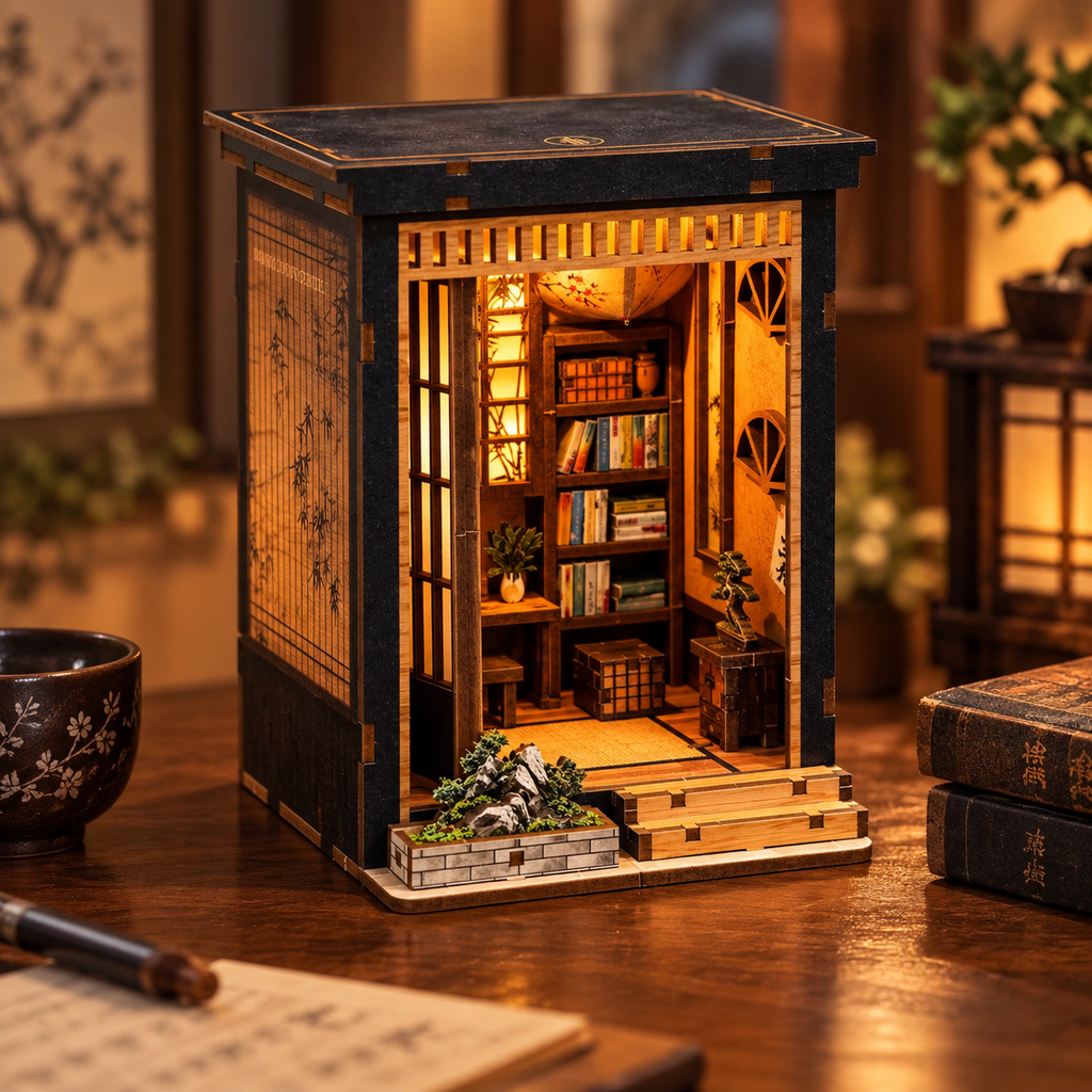 Bamboo Reverie DIY Miniature Book Nook Kit