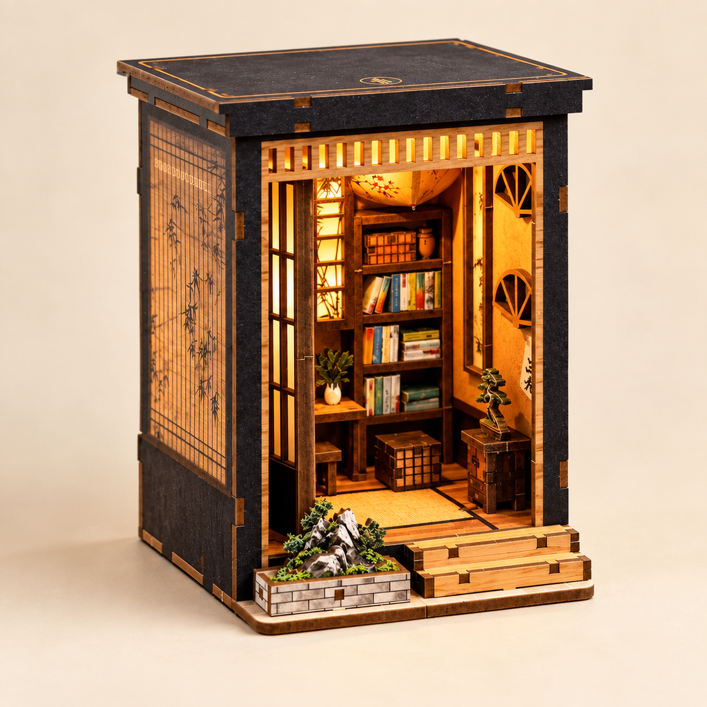 Bamboo Reverie DIY Miniature Book Nook Kit