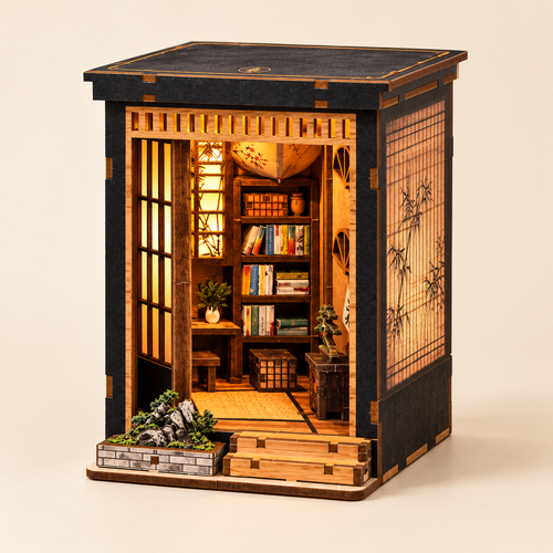 Bamboo Reverie DIY Miniature Book Nook Kit