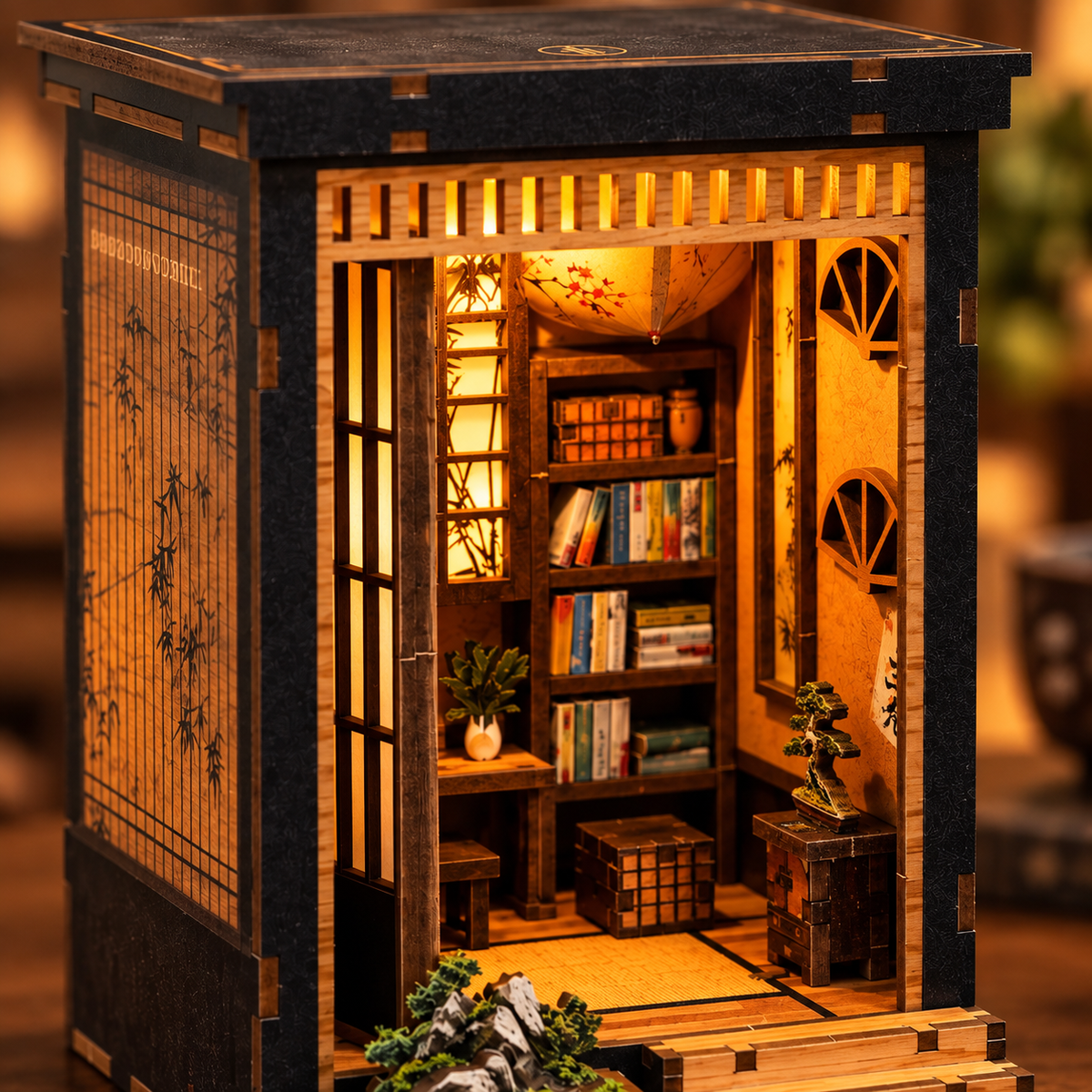 Bamboo Reverie DIY Miniature Book Nook Kit