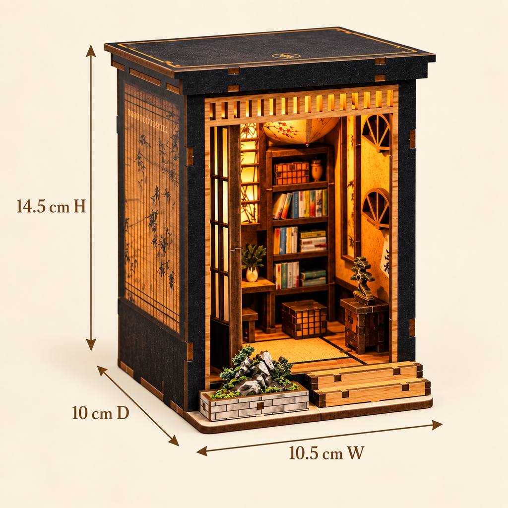 Bamboo Reverie DIY Miniature Book Nook Kit
