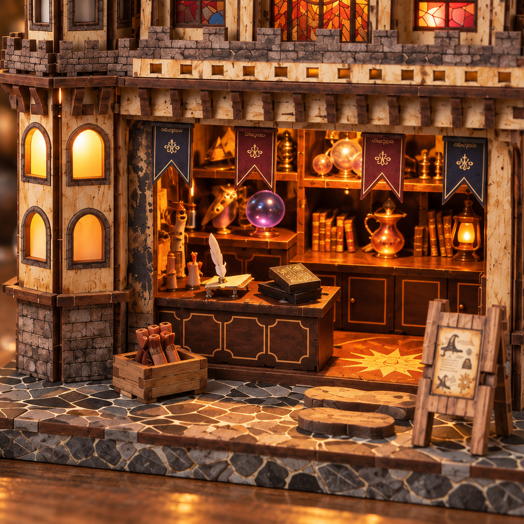Spire Magic Shop DIY Miniature Model Kit