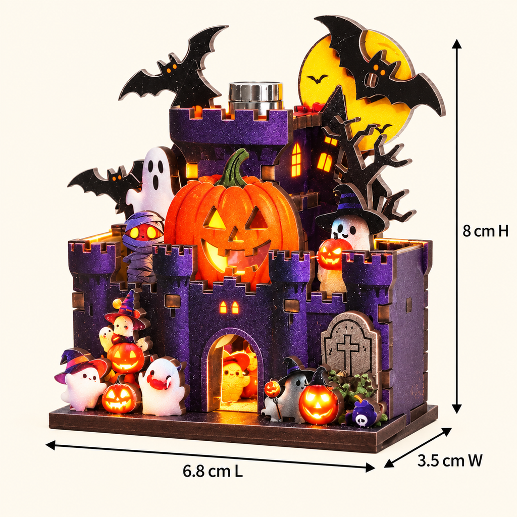DIY-Miniaturmodellbausatz „Spukschloss“