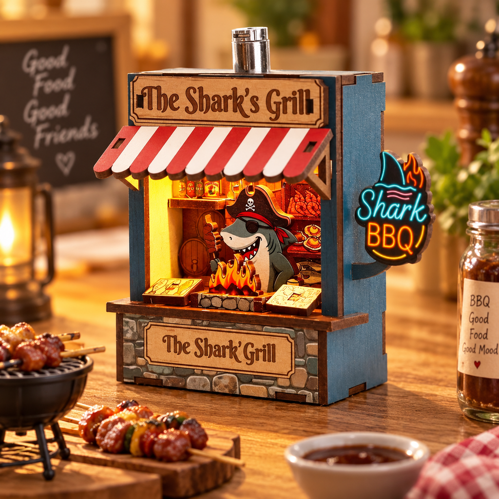 The Shark's Grill DIY Miniature Model Kit