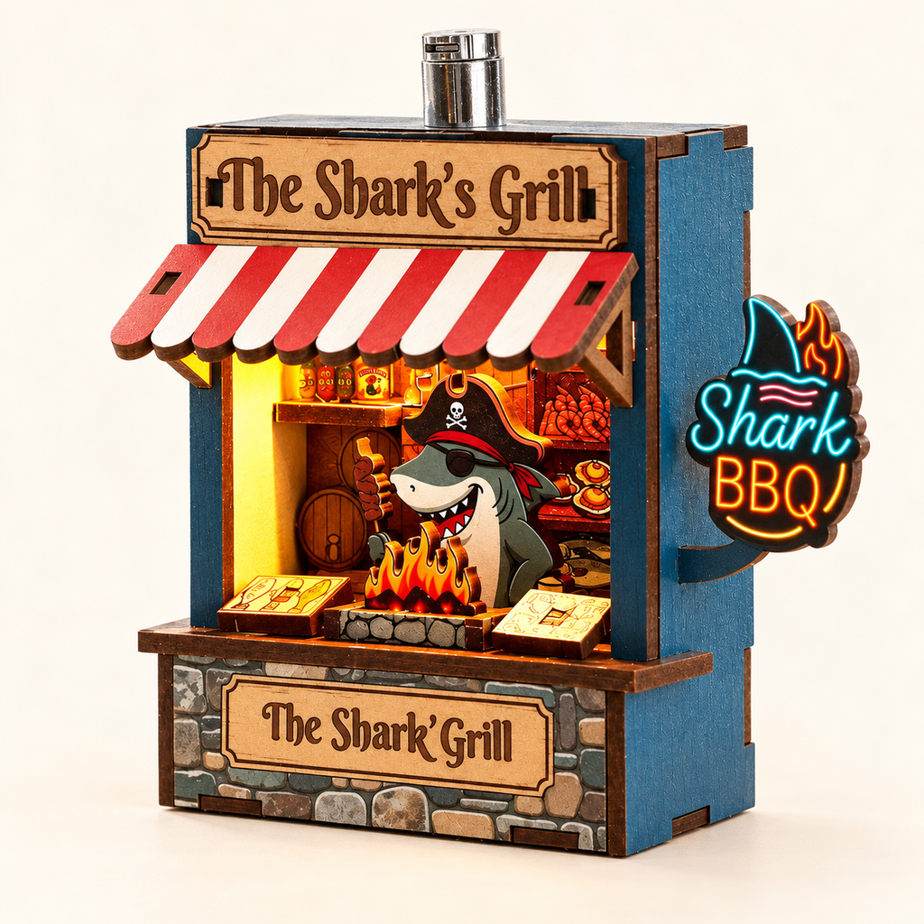 The Shark's Grill DIY Miniature Model Kit
