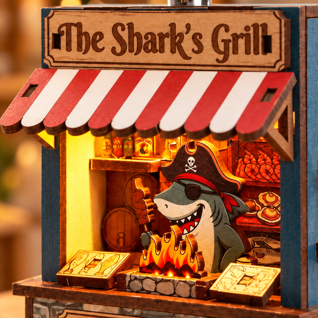 The Shark's Grill DIY Miniature Model Kit