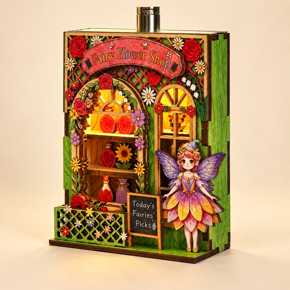 Fairy Flower Shop DIY Miniature Model Kit