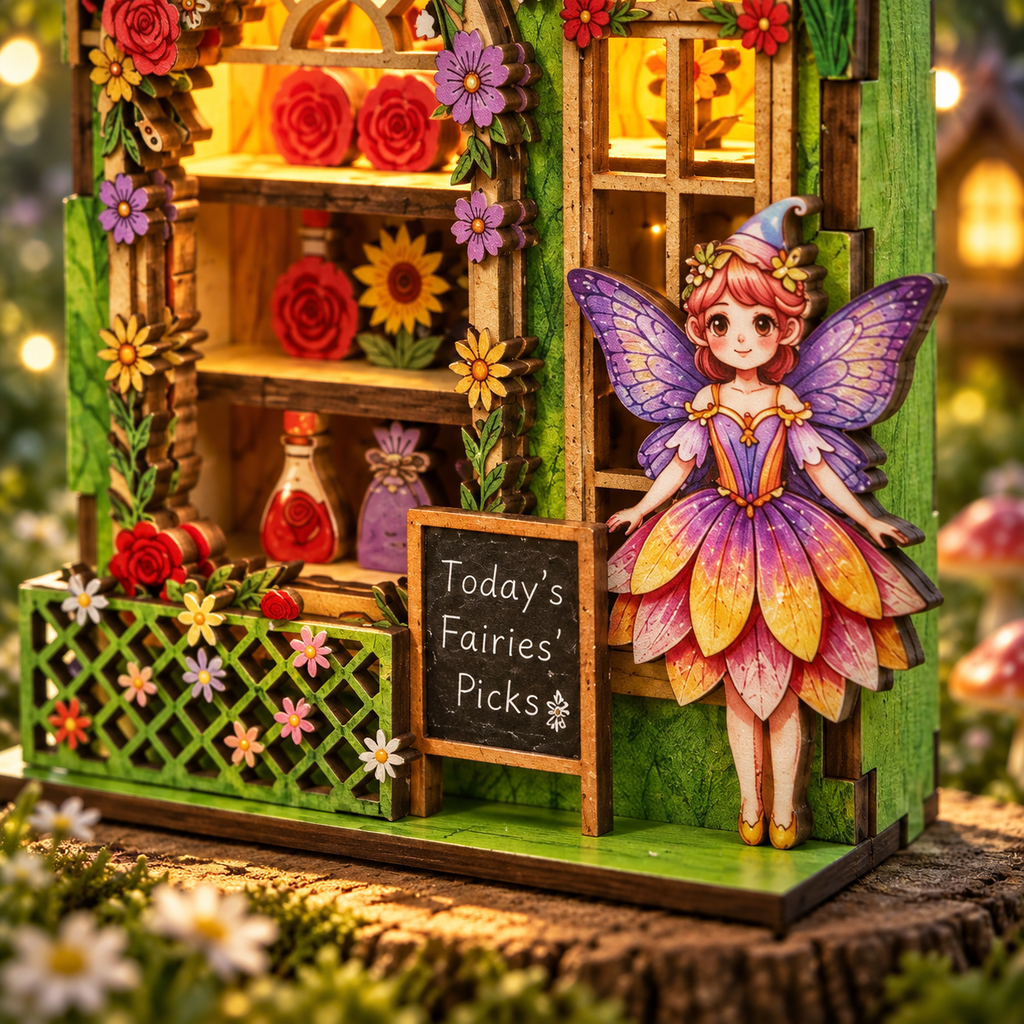 Fairy Flower Shop DIY Miniature Model Kit