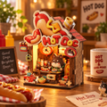 Hot Dog Shop DIY Miniature Model Kit