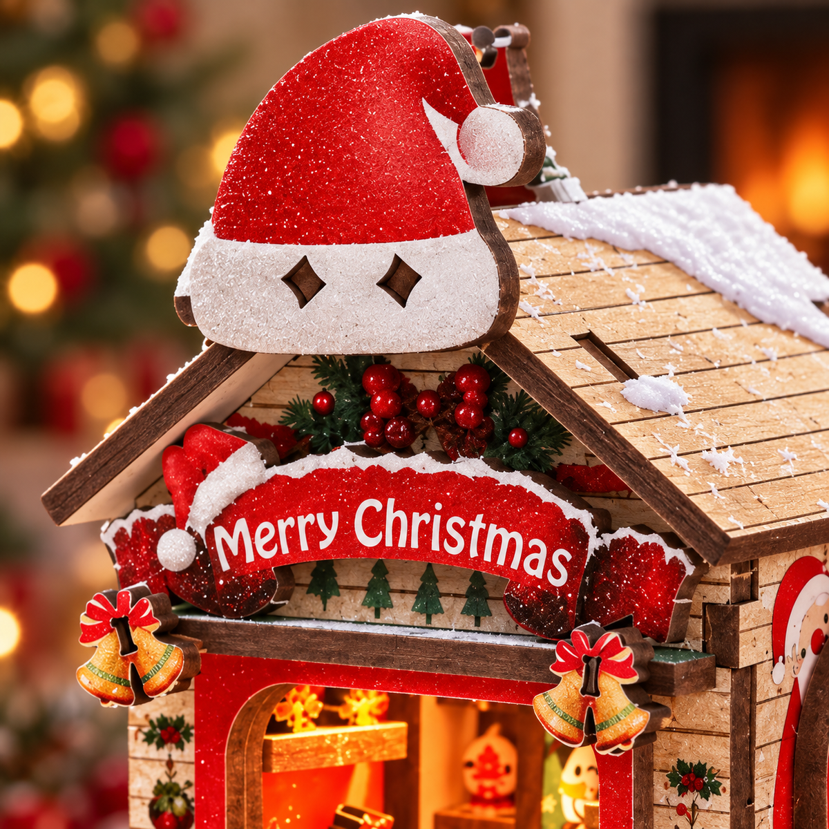 Christmas Treasure House DIY Miniature Model Kit