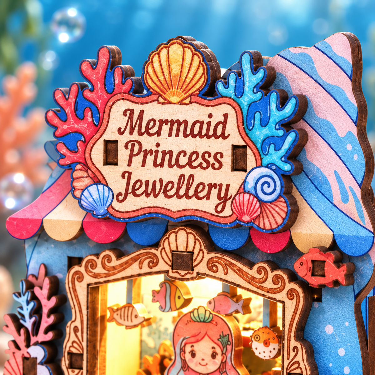 Mermaid Princess Jewellery DIY Miniature Model Kit