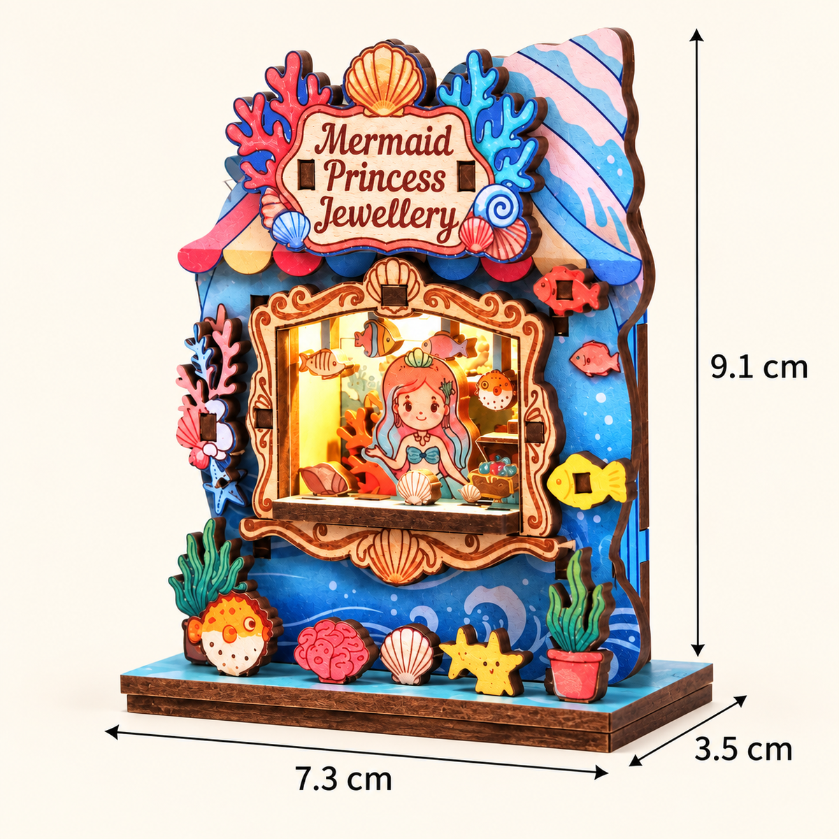Mermaid Princess Jewellery DIY Miniature Model Kit