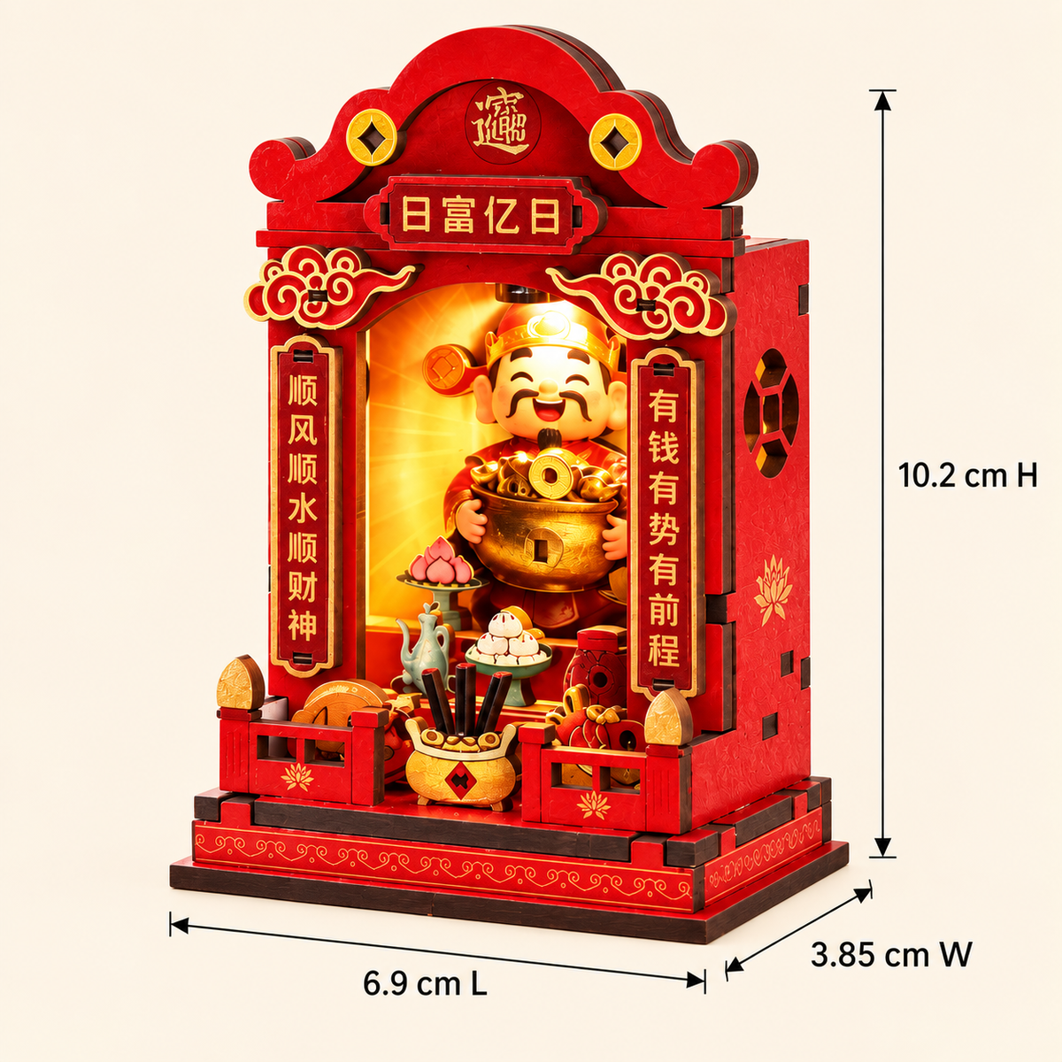 Fortune God Shrine DIY Miniature Model Kit