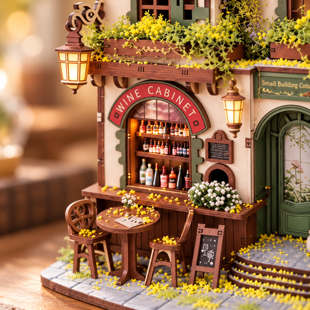 Forest Whisper Villa DIY Miniature Model Kit
