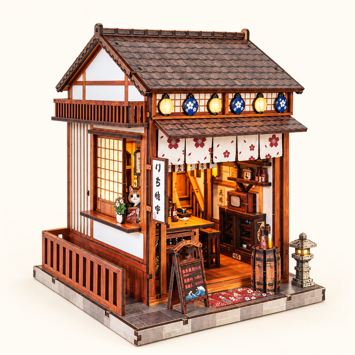 Sakura Sake Bar DIY Miniature Model Kit