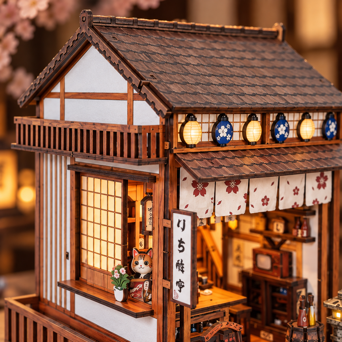 Sakura Sake Bar DIY Miniature Model Kit