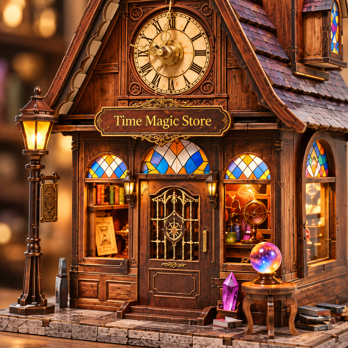 Time Secrets Magic Bookend DIY Miniature Model Kit