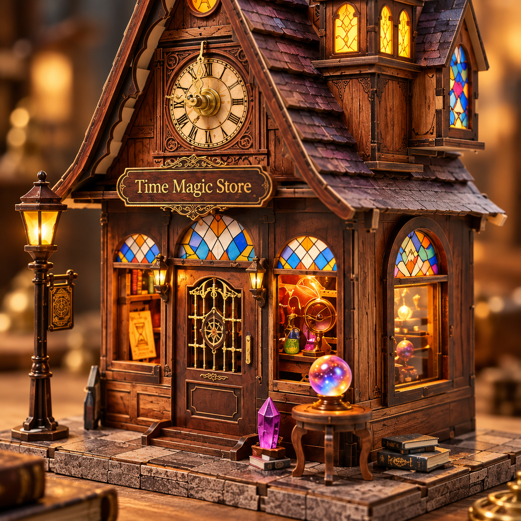 Time Secrets Magic Bookend DIY Miniature Model Kit