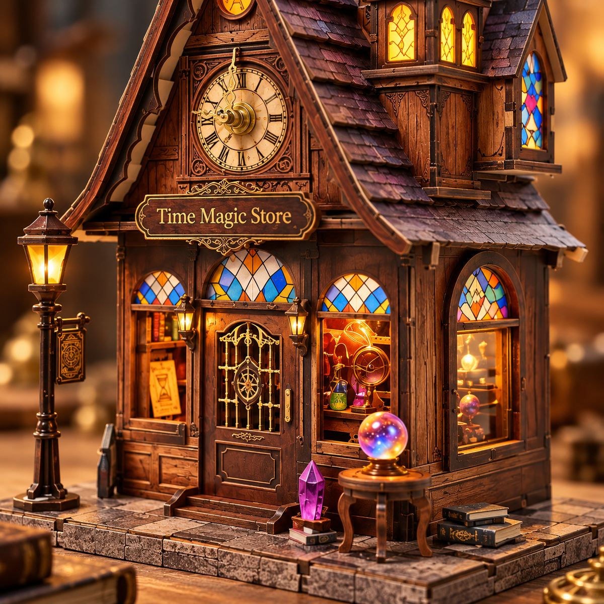 Time Secrets Magic Bookend DIY Miniature Model Kit
