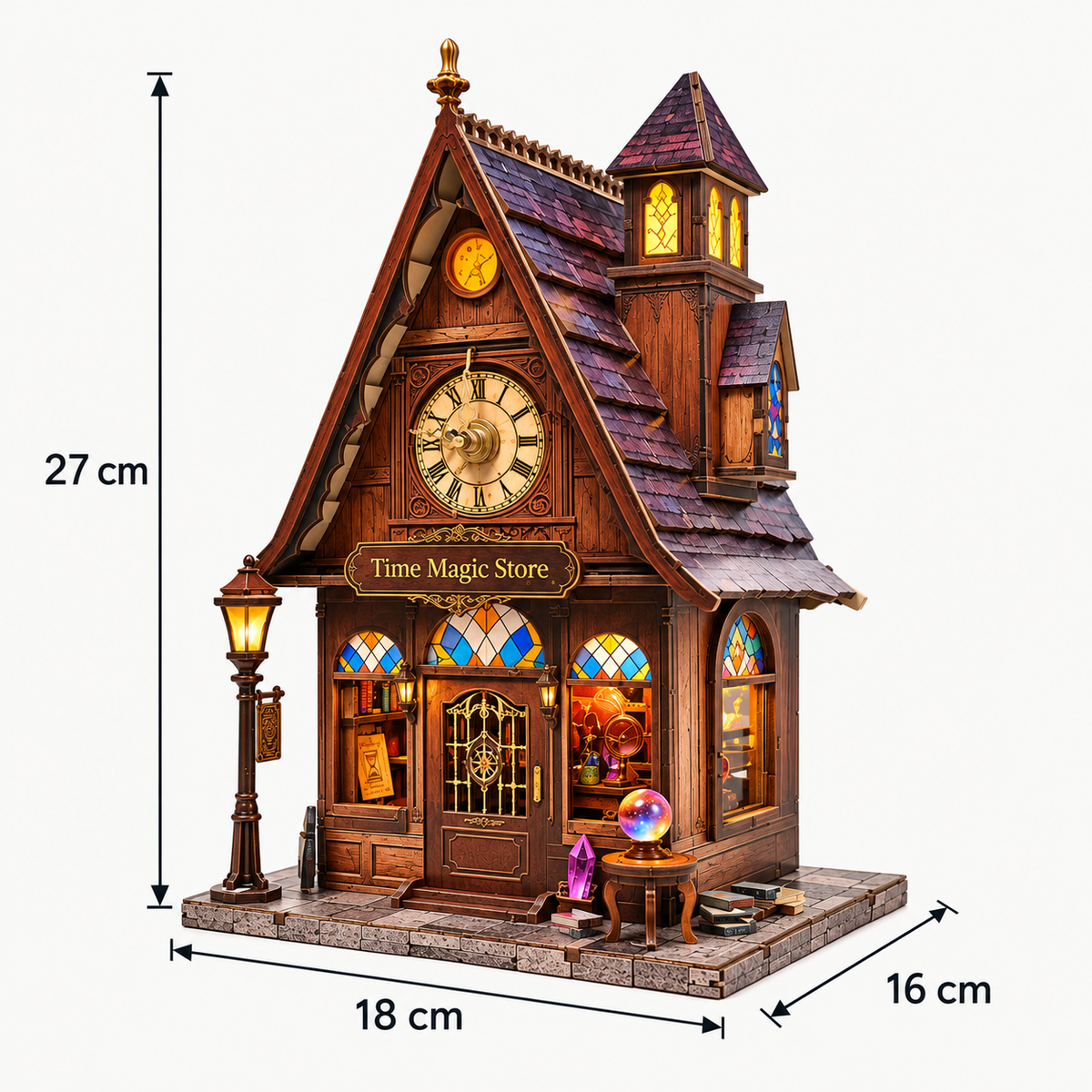 Time Secrets Magic Bookend DIY Miniature Model Kit