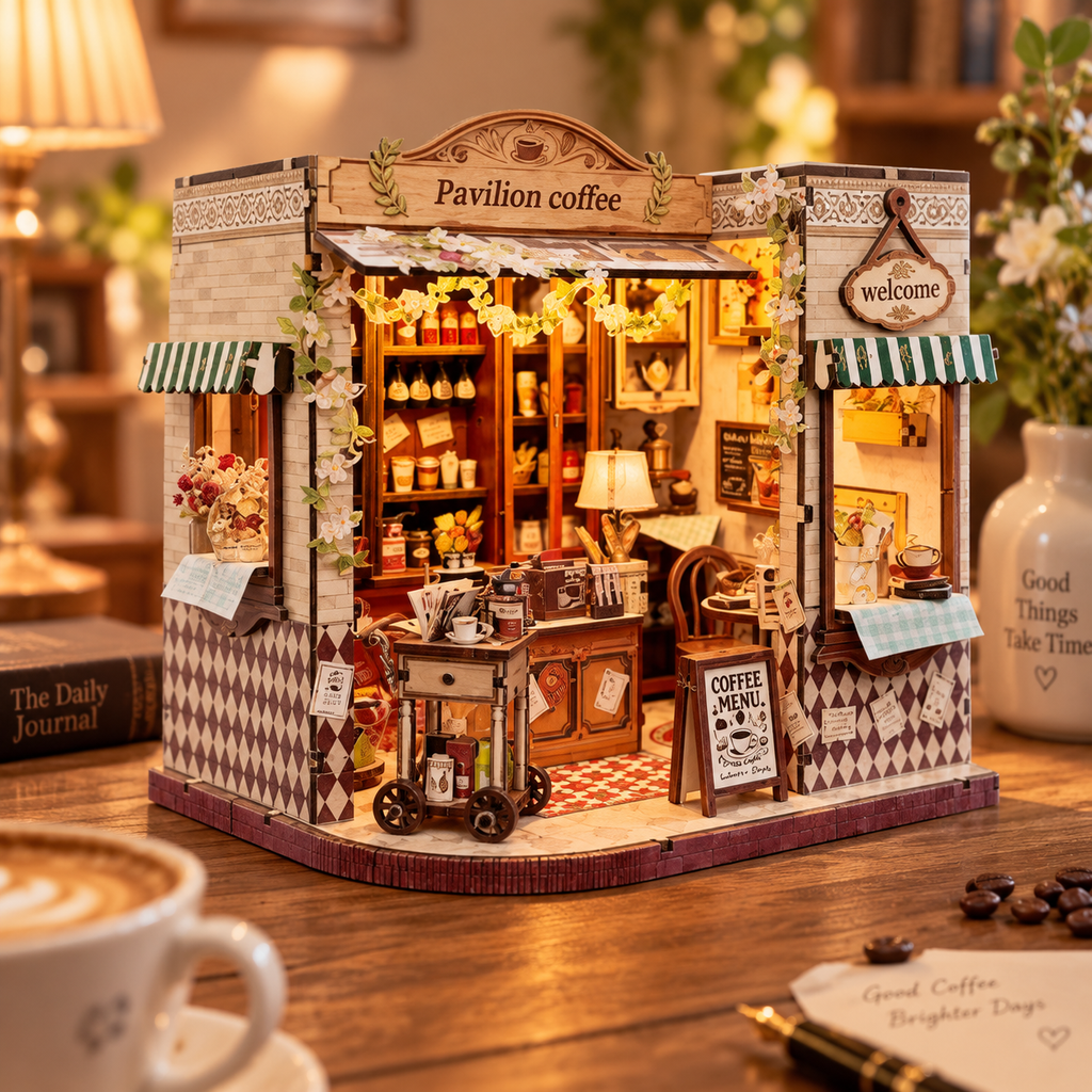 Leisure Pavilion Coffee House DIY Miniature Model Kit