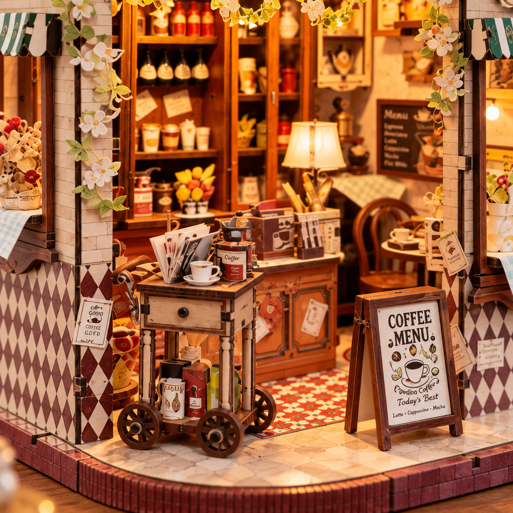 Leisure Pavilion Coffee House DIY Miniature Model Kit