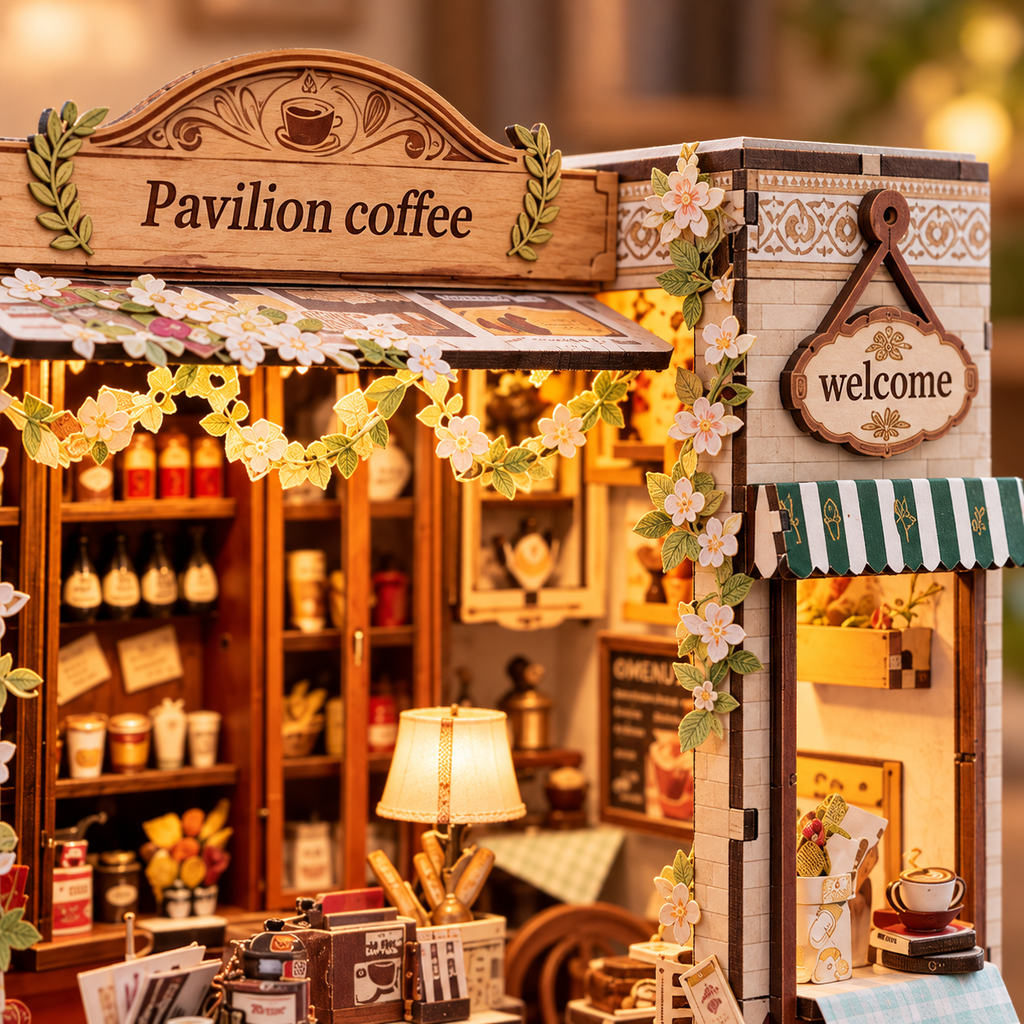 Leisure Pavilion Coffee House DIY Miniature Model Kit