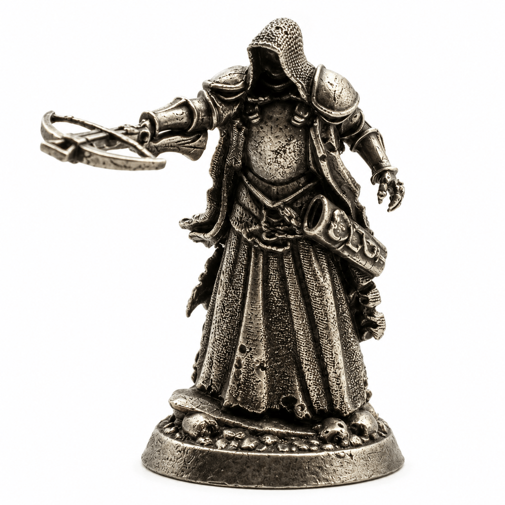 Armoured Fantasy Knights – Set of 4 Miniature Figures