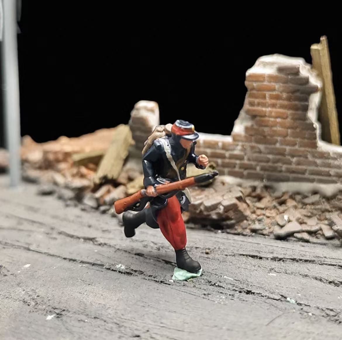 Soldados franceses de 1914 – Set de 10 unidades a escala 1/72