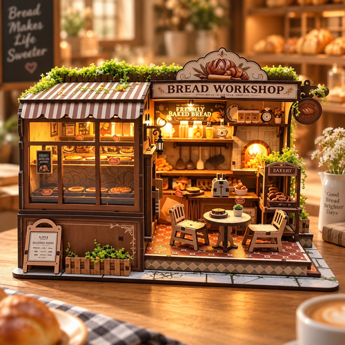 Bread Workshop DIY Miniature Model Kit - Little Relic Studio