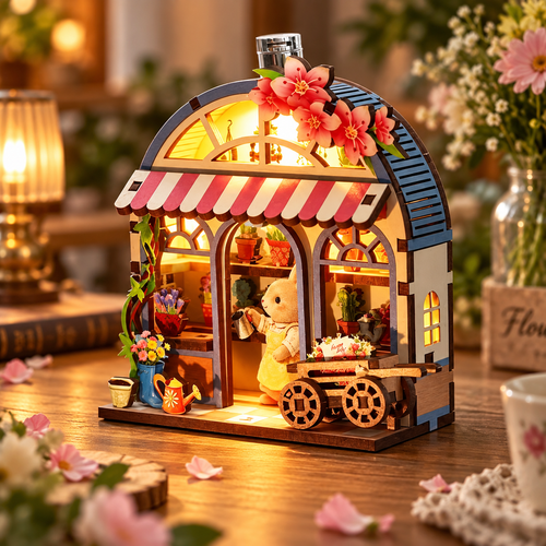 Bunny's Secret Garden DIY Miniature Model Kit - Little Relic Studio