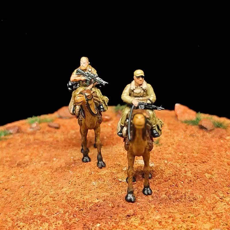 Camel-Mounted Soldiers – Set of 2 Miniature Figures