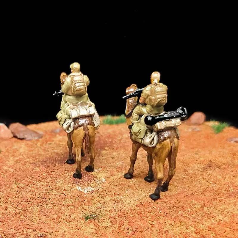 Camel-Mounted Soldiers – Set of 2 Miniature Figures