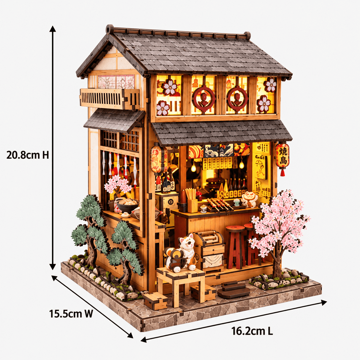 Choshi Yakitori Alley DIY Miniature Model Kit