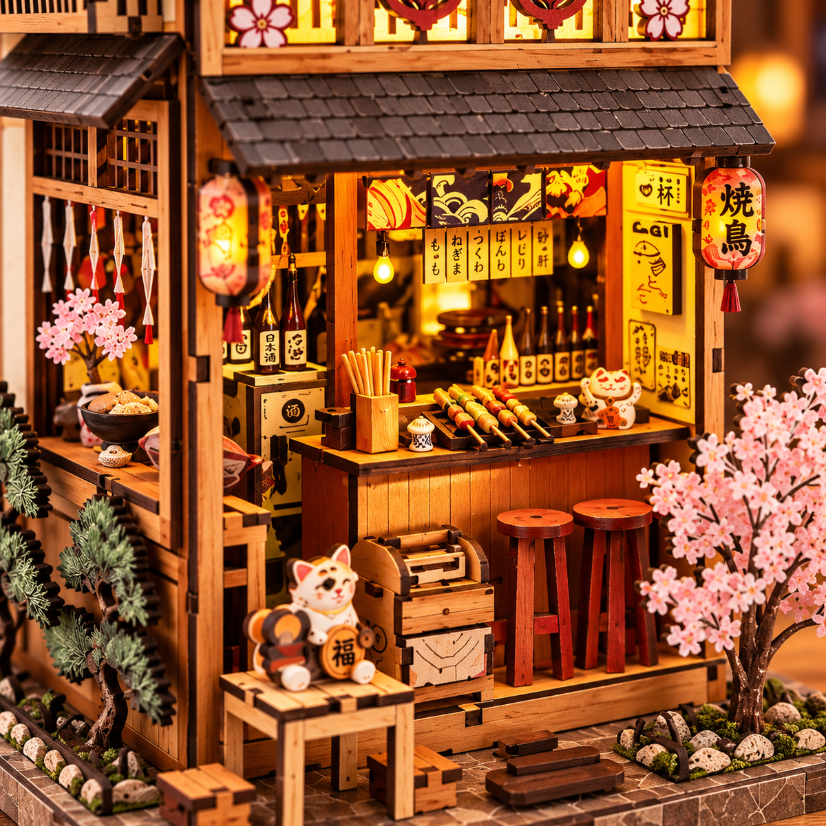 Choshi Yakitori Alley DIY Miniature Model Kit