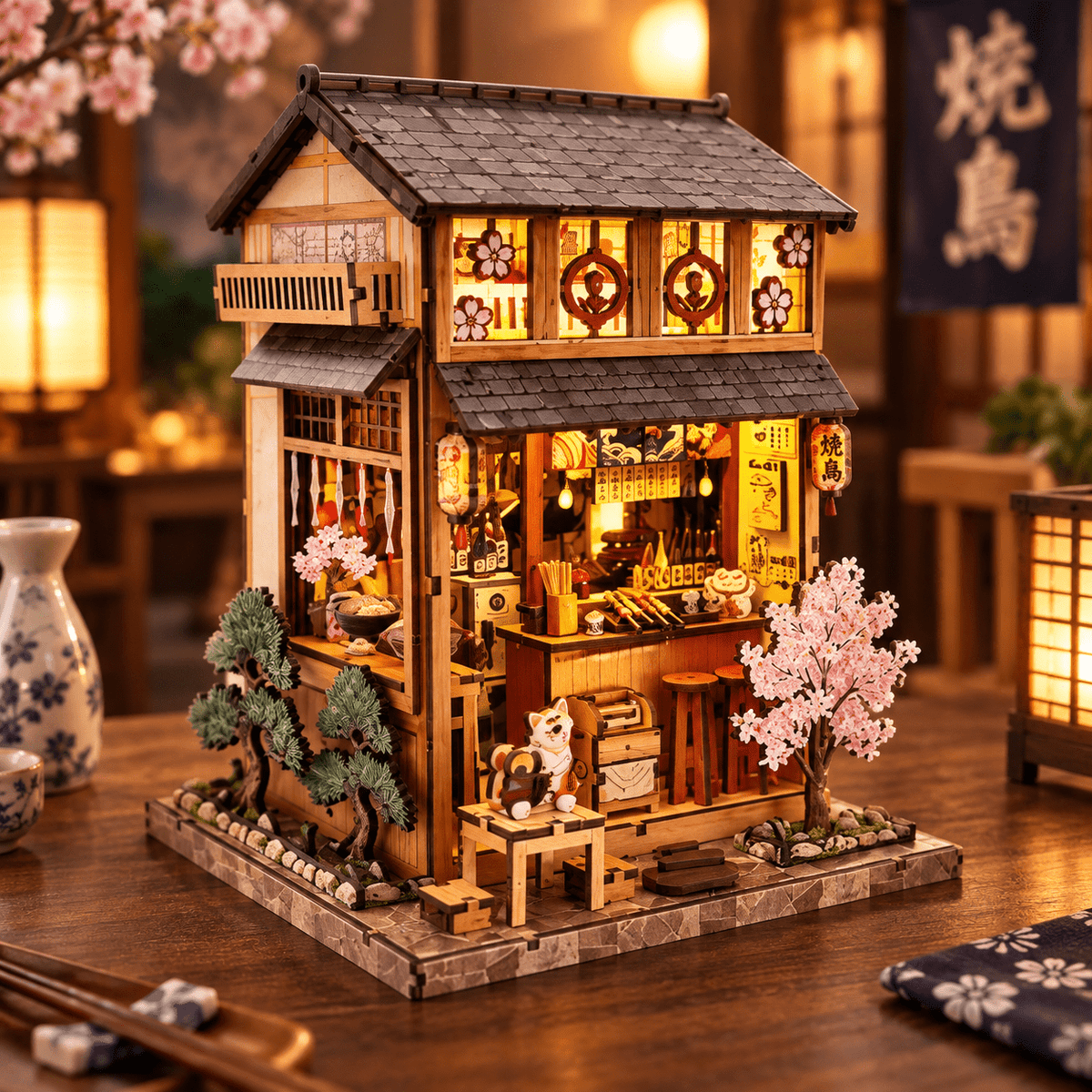 Choshi Yakitori Alley DIY Miniature Model Kit