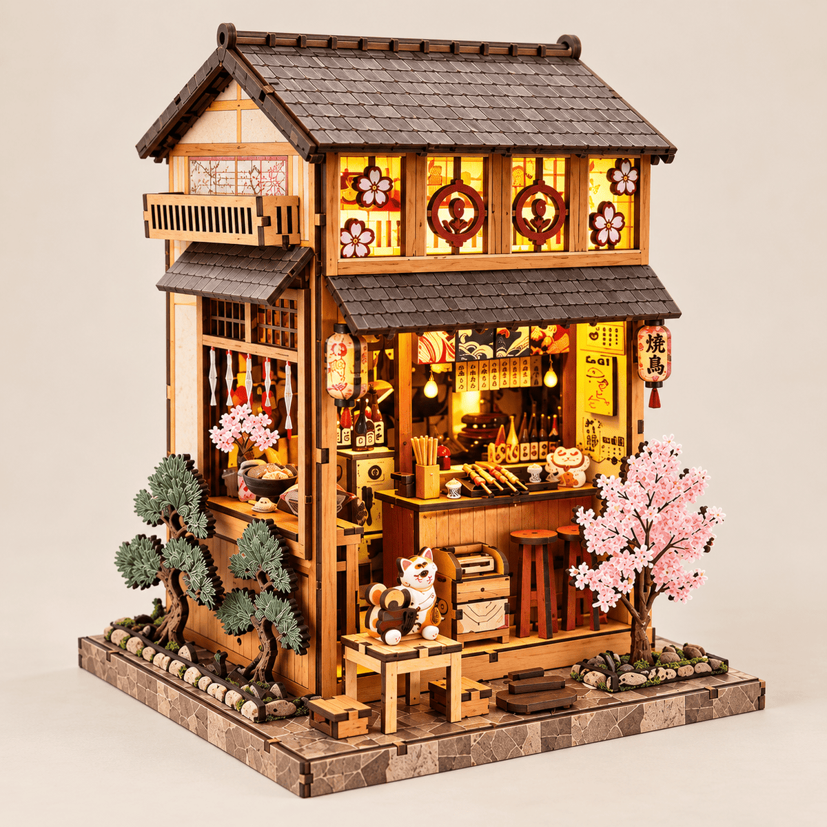 Choshi Yakitori Alley DIY Miniature Model Kit