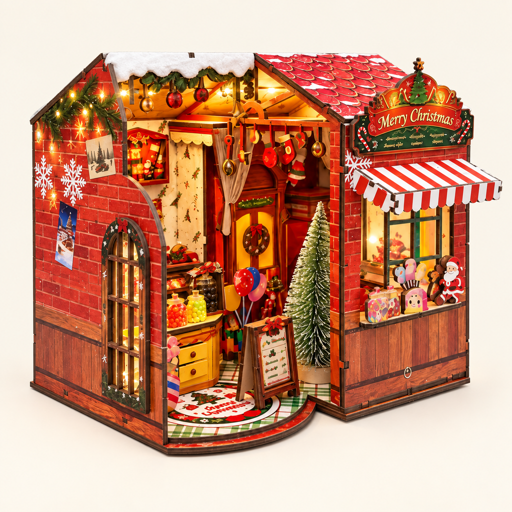 Christmas Candy House DIY Miniature Model Kit