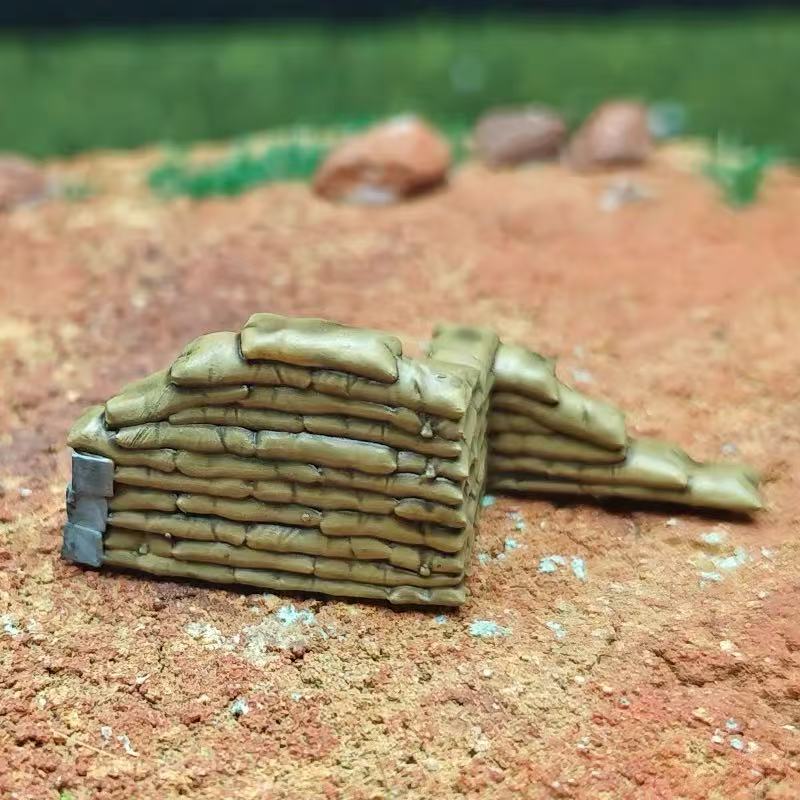 Desert Fox Diorama – 11 Soldier Figures with Base