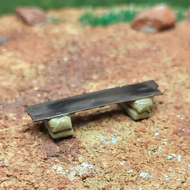 Desert Fox Diorama – 11 Soldier Figures with Base