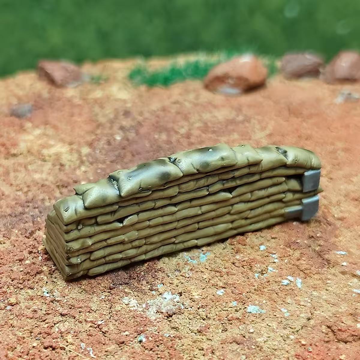Desert Fox Diorama – 11 Soldier Figures with Base