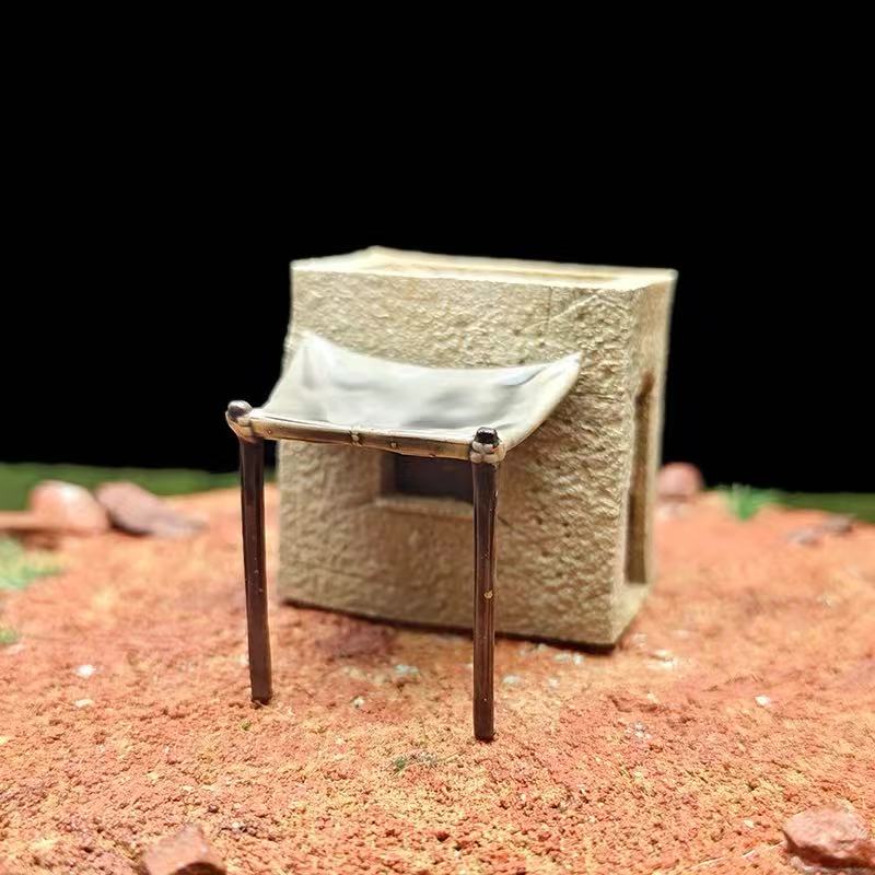 Desert Fox Diorama – 11 Soldier Figures with Base