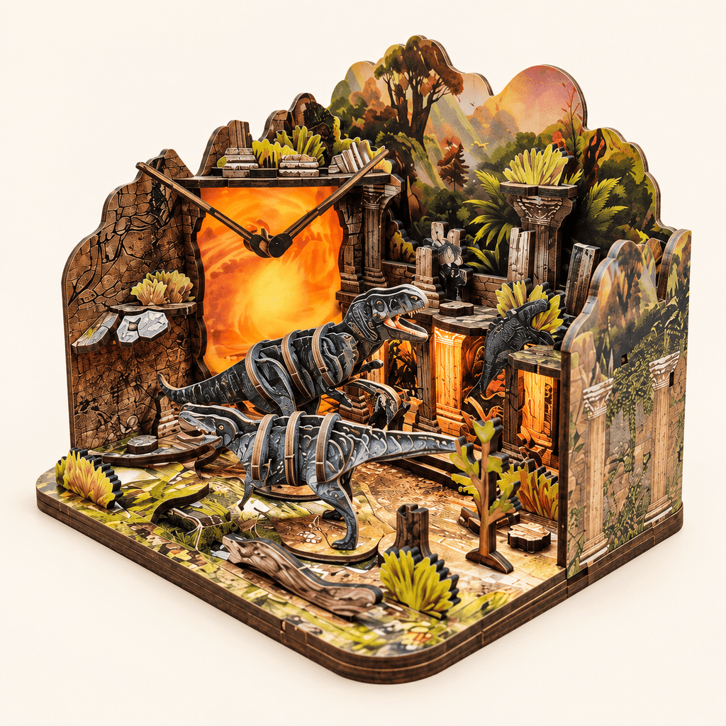 Dinosaur Apocalypse DIY Miniature Model Kit